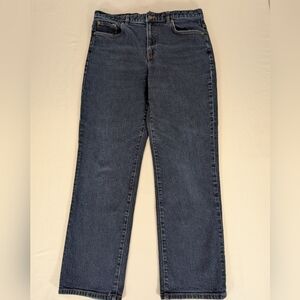 Ralph Lauren Lauren Jeans Co. Women's Classic Straight High Rise Jeans Size 14